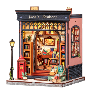 Cutebee 3D DIY Huisje Jack’s Bookery – CWGC209 – transparante productfoto