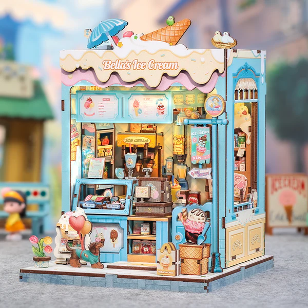 Cutebee 3D DIY Huisje Bella’s Ice Cream – CWGC212 - Afbeelding 5