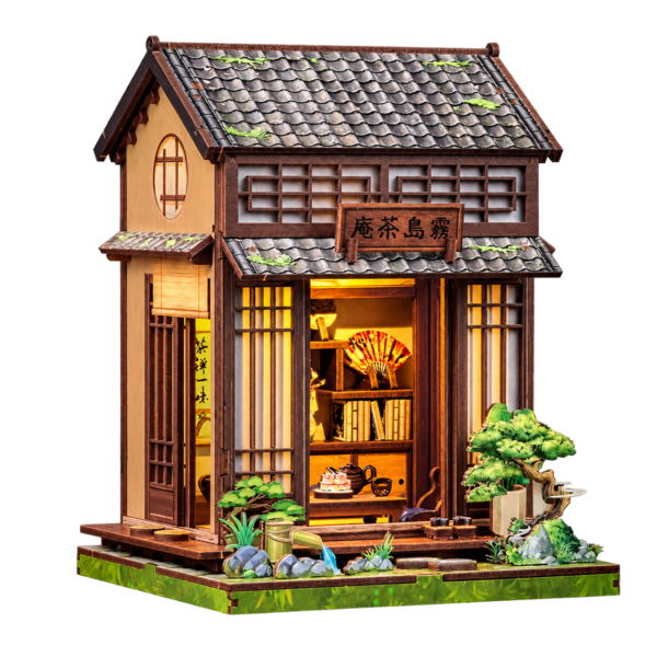 Cutebee 3D DIY Huisje Kirishima Cha-an – CWGC219 – transparante productfoto