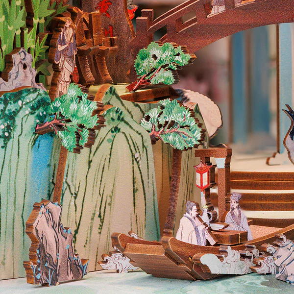 Cutebee DIY Booknook Su Dongpo’s Life – EK01B - Afbeelding 14