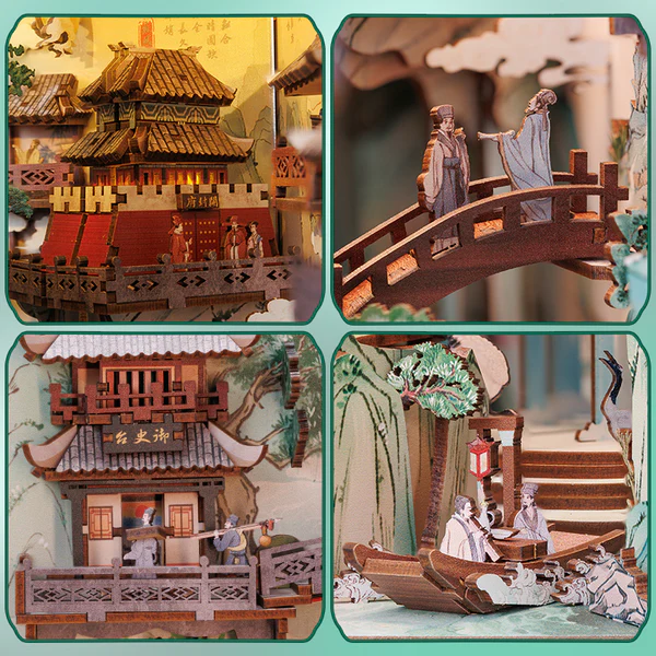 Cutebee DIY Booknook Su Dongpo’s Life – EK01B - Afbeelding 8