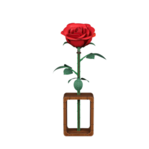 Cutebee 3D Bloem Rode Roos – FWLP101