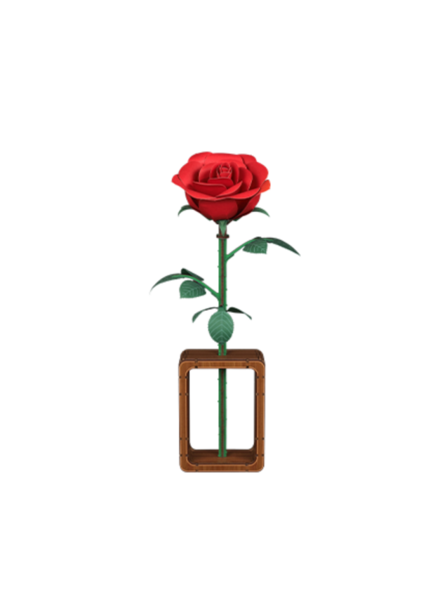 Cutebee 3D Bloem Rode Roos – FWLP101