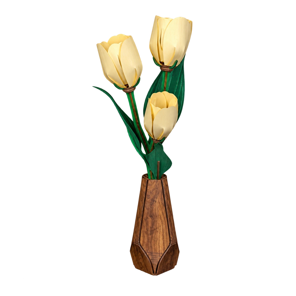 Cutebee 3D bloem witte tulp FWLP103 met transparante achtergrond