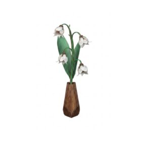 Cutebee 3D Bloem Lelietje-van-dalen – FWLP107