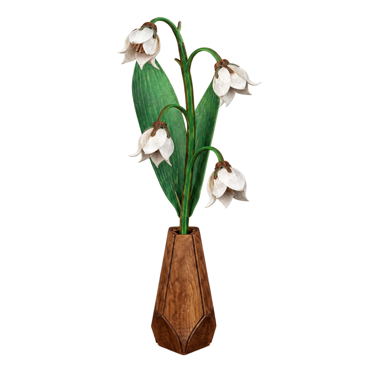 Cutebee 3D bloem lelietje-van-dalen FWLP107 met transparante achtergrond