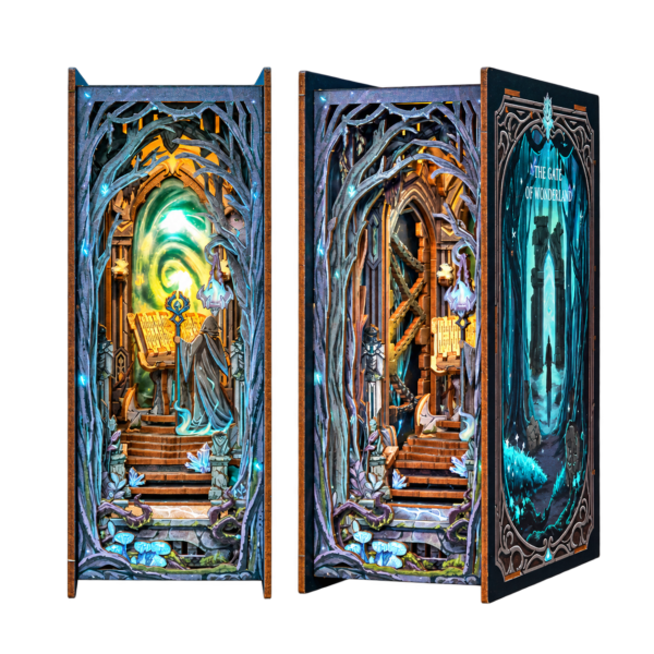 Cutebee 3D Booknook The Gate of Wonderland – HY02B – transparante productfoto