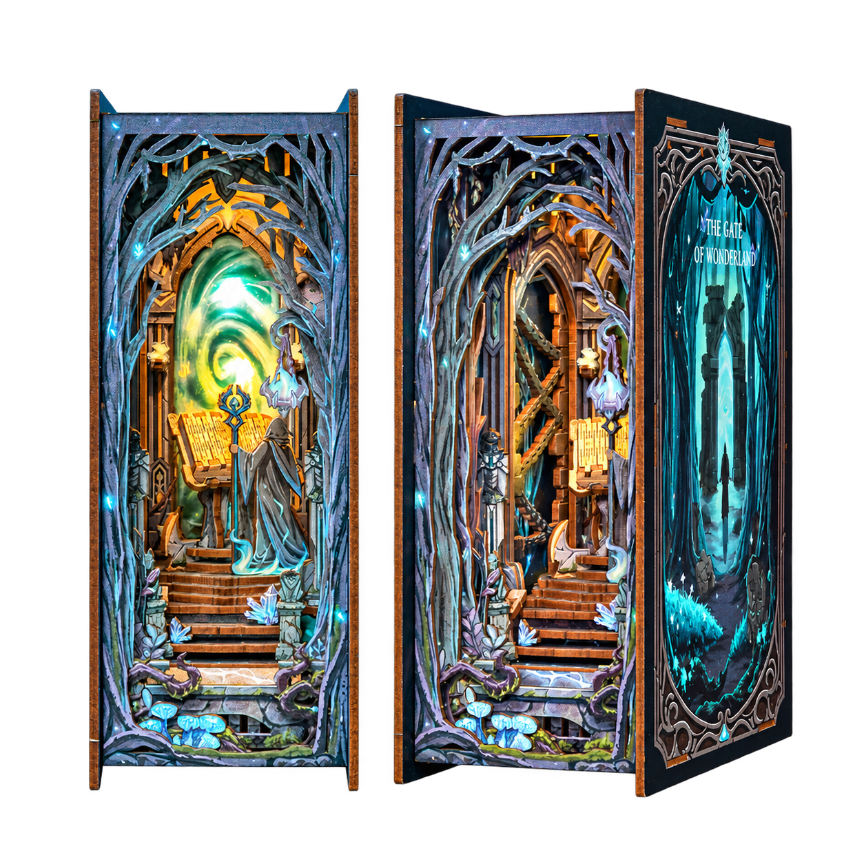Cutebee 3D Booknook The Gate of Wonderland – HY02B – transparante productfoto