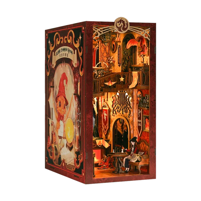 Cutebee DIY Booknook Flame Common Room – RK01 - Afbeelding 4