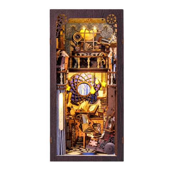 Cutebee 3D Booknook Nebula Common Room – RK02B – transparante productfoto