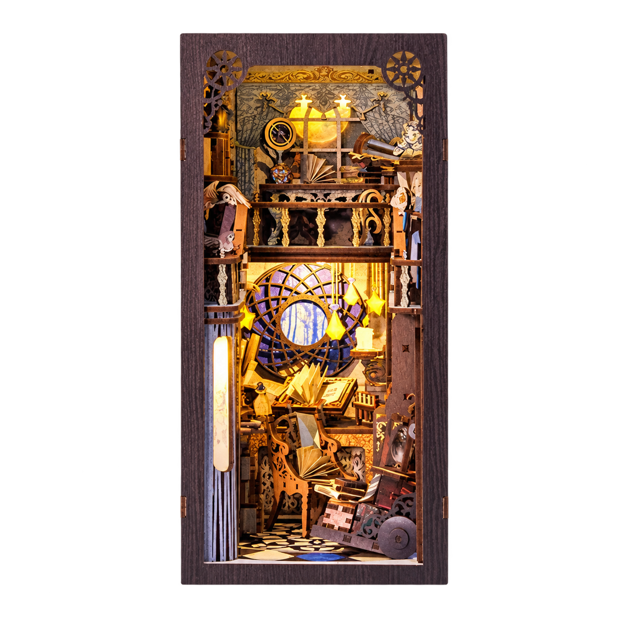 Cutebee 3D Booknook Nebula Common Room – RK02B – transparante productfoto