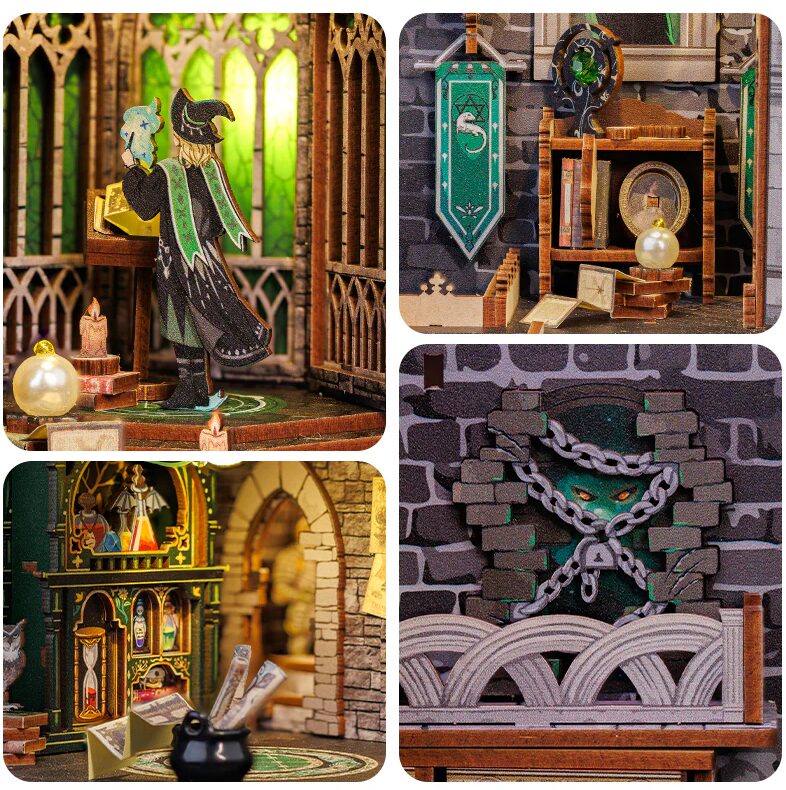 Cutebee 3D Booknook Darkness Common Room – RK05B - Afbeelding 2