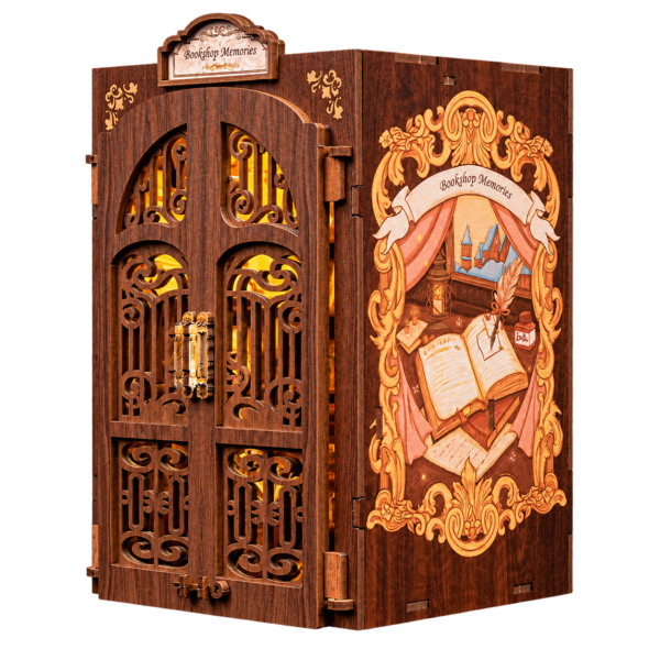 Cutebee 3D Booknook Bookshop Memories – SD01B – transparante productfoto