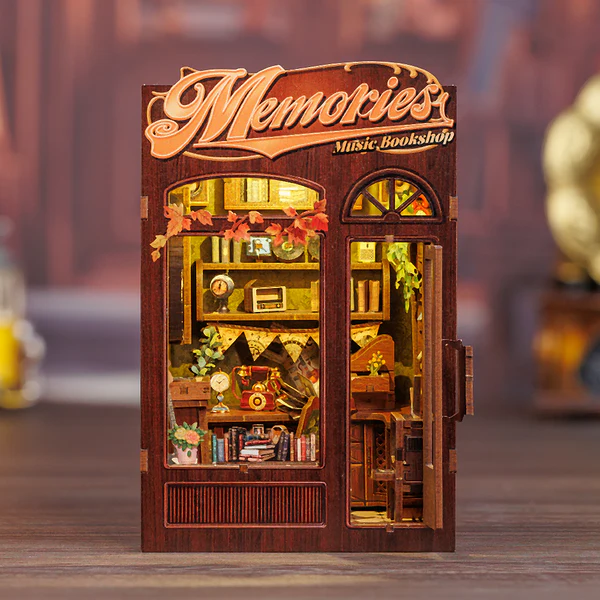 Cutebee 3D Booknook Memories Music Bookshop – SD04B - Afbeelding 3