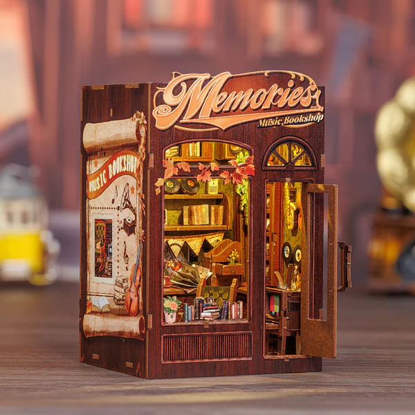 Cutebee 3D Booknook Memories Music Bookshop – SD04B - Afbeelding 4