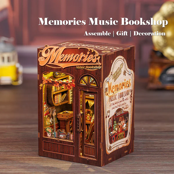 Cutebee 3D Booknook Memories Music Bookshop – SD04B - Afbeelding 5