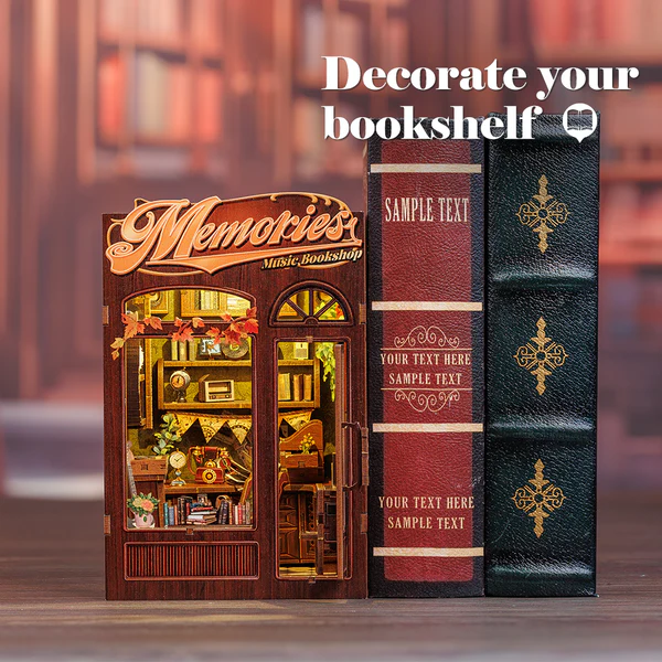Cutebee 3D Booknook Memories Music Bookshop – SD04B - Afbeelding 6