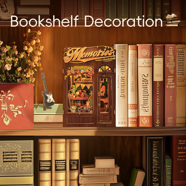 Cutebee 3D Booknook Memories Music Bookshop – SD04B - Afbeelding 9