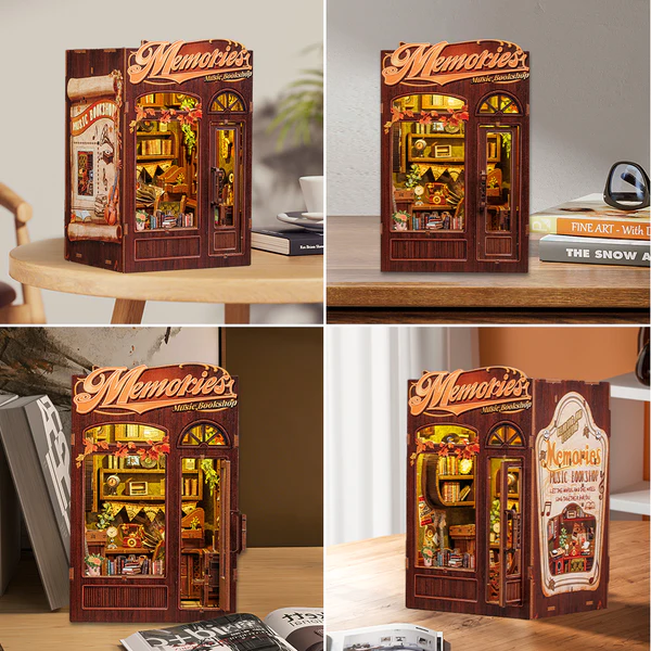 Cutebee 3D Booknook Memories Music Bookshop – SD04B - Afbeelding 10
