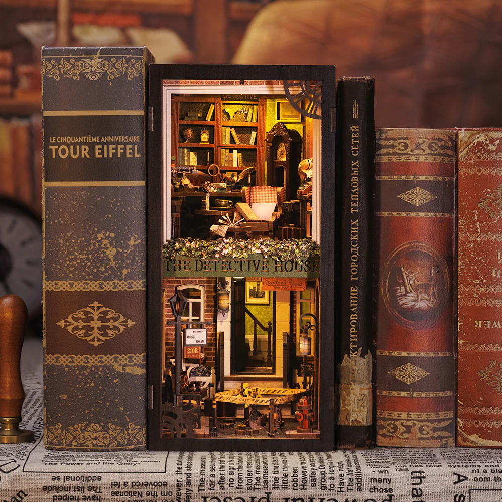 Cutebee 3D Booknook Rose Detective Agency – SZ02B - Afbeelding 2