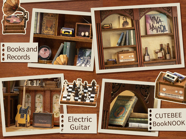 Cutebee 3D Booknook The Secret Rhythm – SZ03B - Afbeelding 12