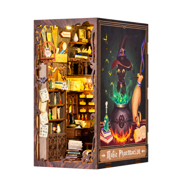 Cutebee 3D Booknook The Magic Pharmacist – SZ05B – transparante productfoto
