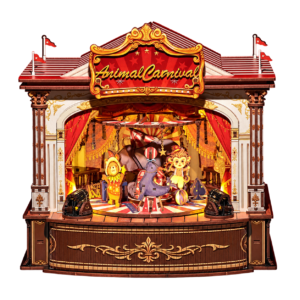Cutebee DIY Muziekdoos Animal Carnival – TTCB501 – transparante productfoto