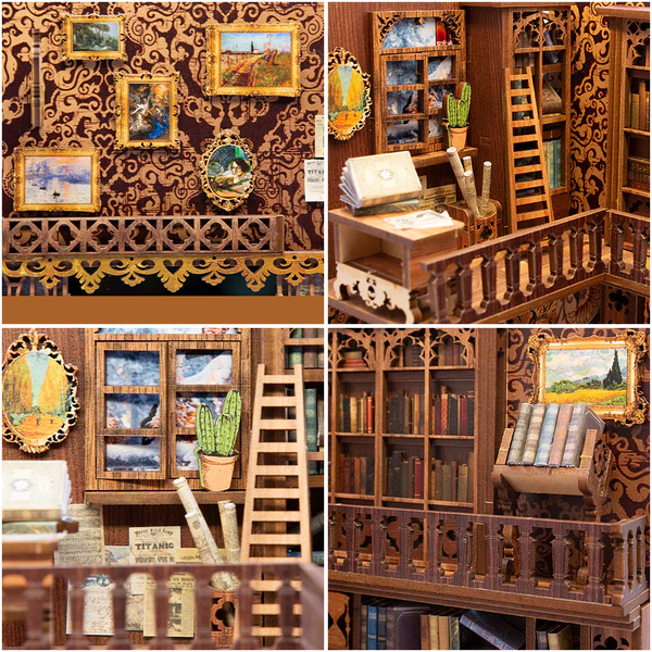 Cutebee DIY Booknook Eternal Bookstore – YS05 - Afbeelding 8