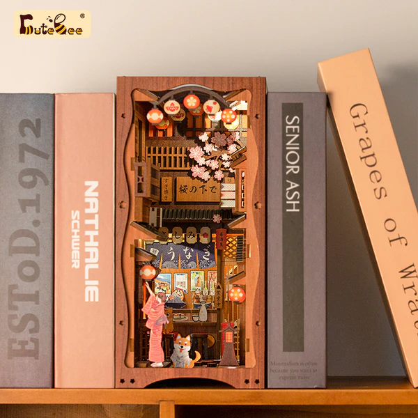 Cutebee DIY Booknook Under the Sakura Tree – YS06B - Afbeelding 4