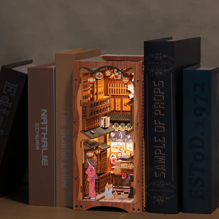 Cutebee DIY Booknook Under the Sakura Tree – YS06B - Afbeelding 2