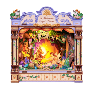 Cutebee A Midsummer Night’s Dream miniatuurhuisje met transparante achtergrond