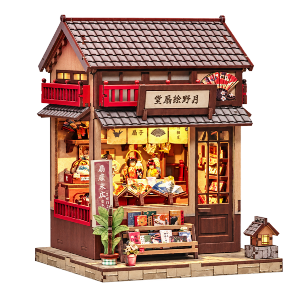 Cutebee Tsukino Eogi DIY miniatuurhuisje met transparante achtergrond