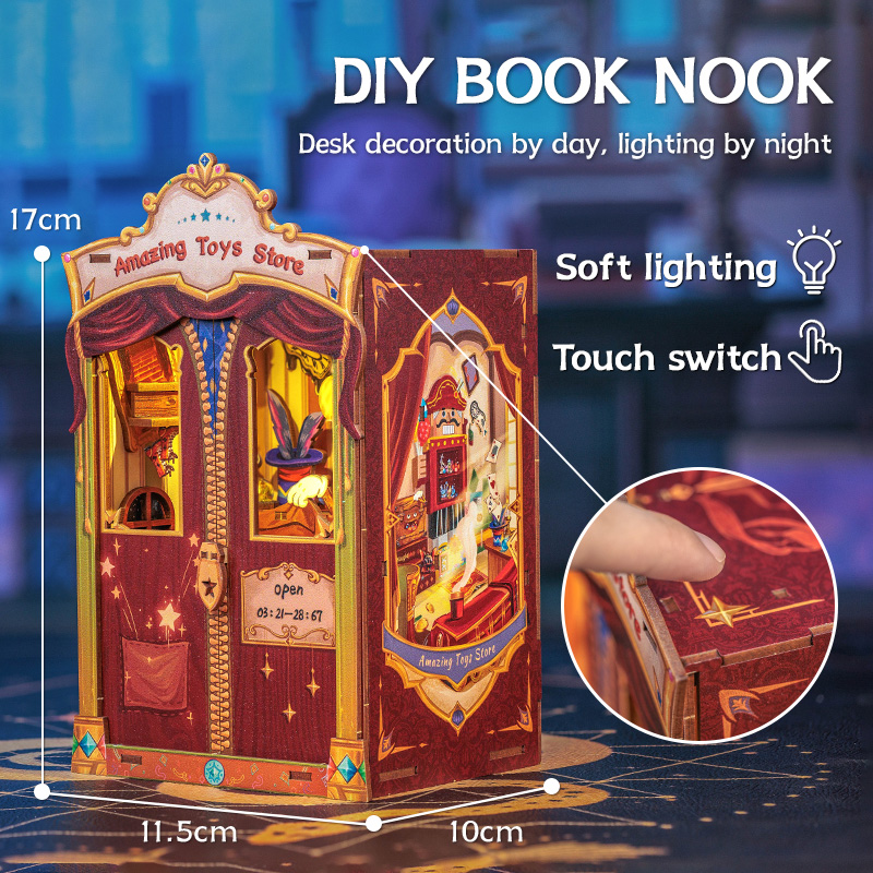 Cutebee 3D Booknook Amazing Toy Store – CWGA204 - Afbeelding 4
