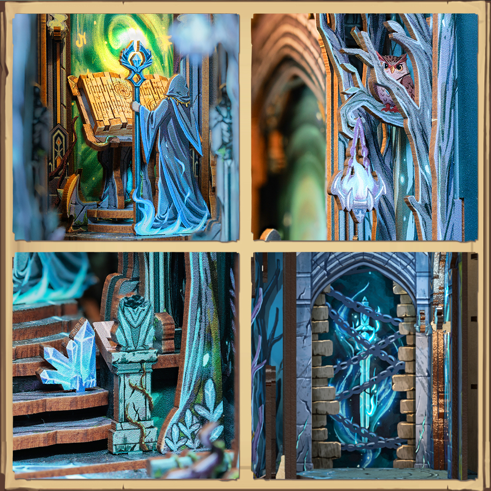 Cutebee 3D Booknook The Gate of Wonderland – HY02B - Afbeelding 5