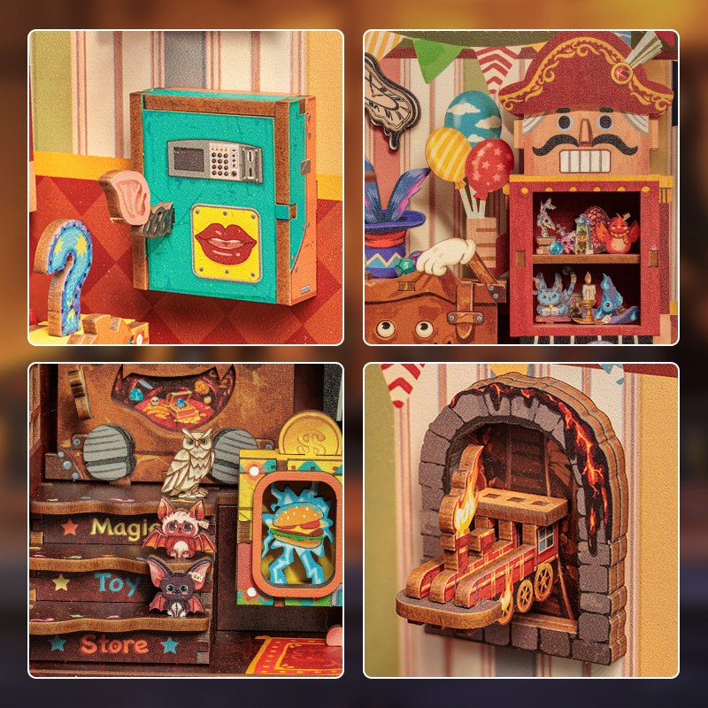Cutebee 3D Booknook Amazing Toy Store – CWGA204 - Afbeelding 2