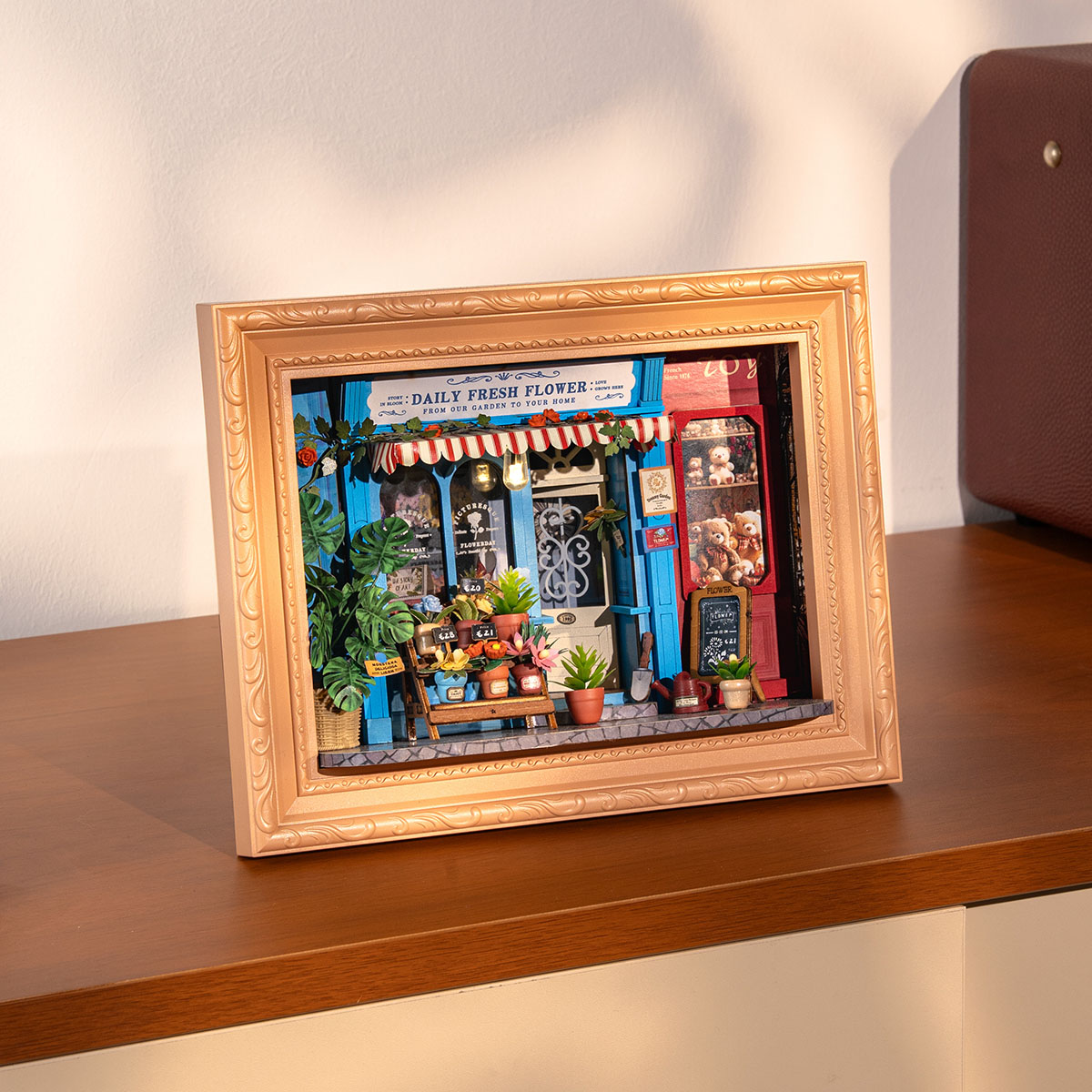 Rolife 3D Houten Puzzel Dagelijks Verse Bloemen DP003 - Afbeelding 2