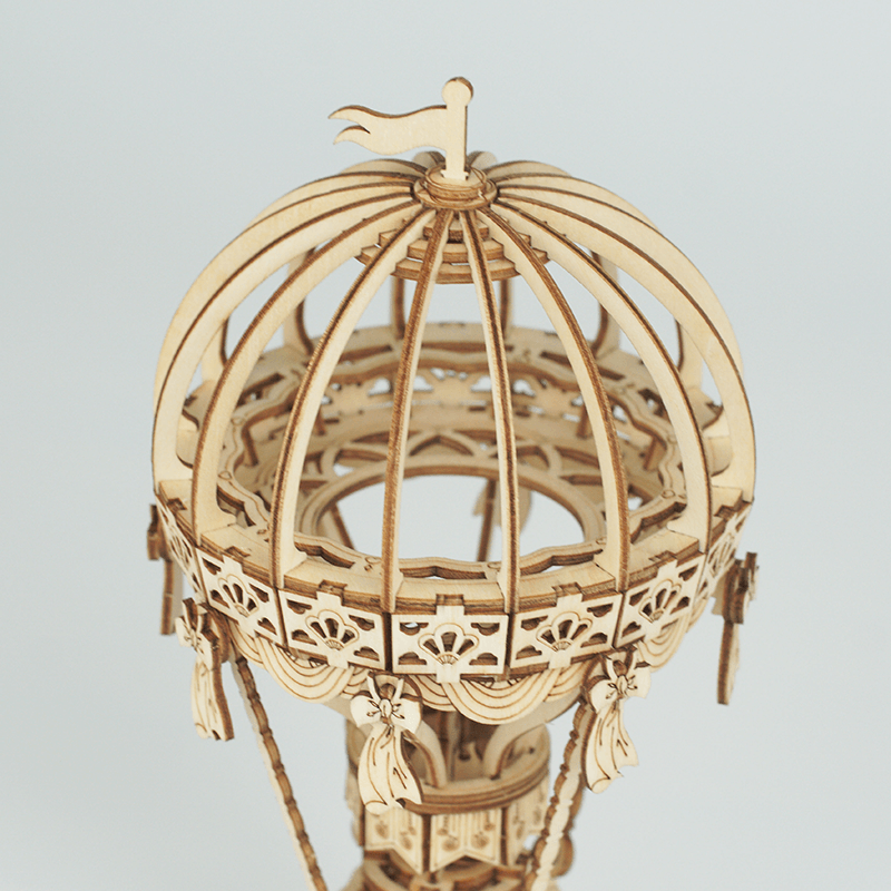 Rolife 3D Houten Puzzel Luchtballon – TG406 - Afbeelding 2