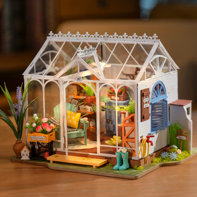 Rolife DIY Miniatuurhuis Dromerig Tuinhuis DG163 - Afbeelding 2