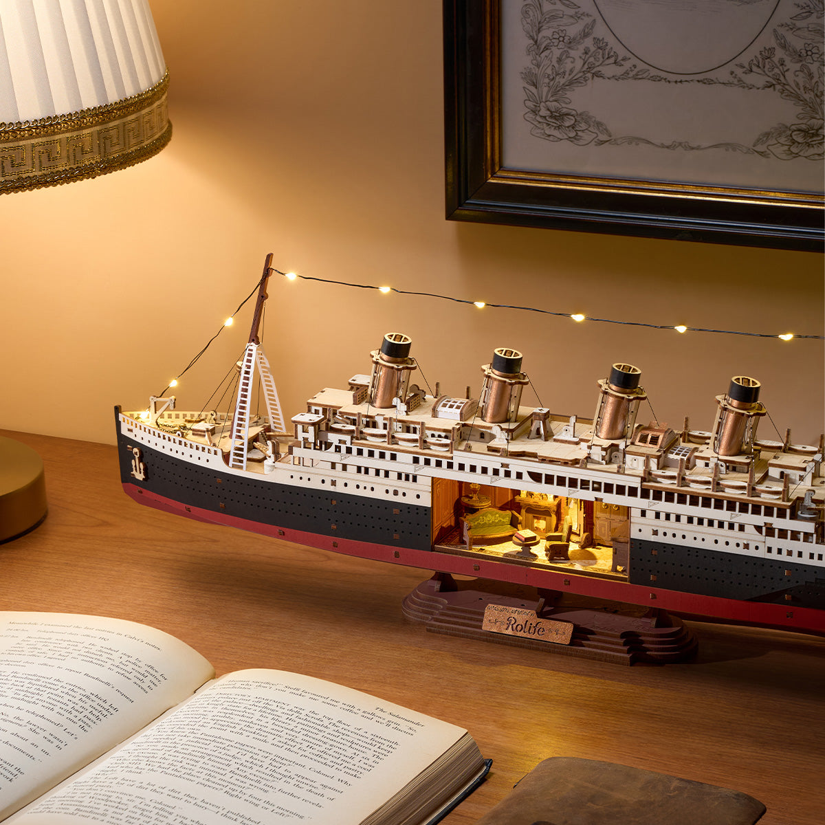 Rolife 3D Houten Puzzel 1912 Eternal Atlantic Voyager – TGL02 - Afbeelding 3