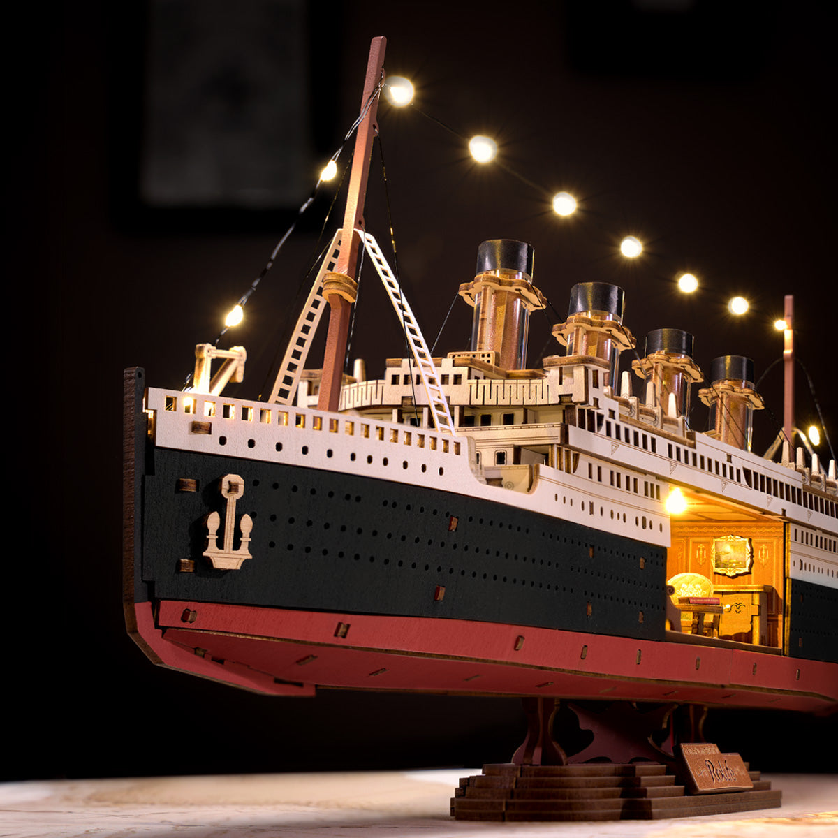 Rolife 3D Houten Puzzel 1912 Eternal Atlantic Voyager – TGL02 - Afbeelding 5