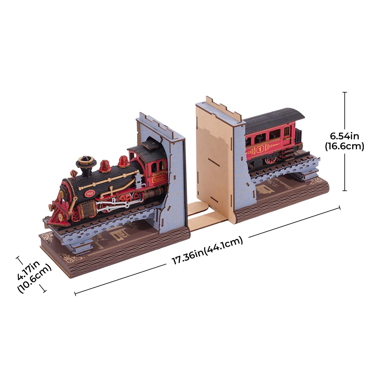 Rolife DIY Boekenhoek Century Train – TGE01 - Afbeelding 7