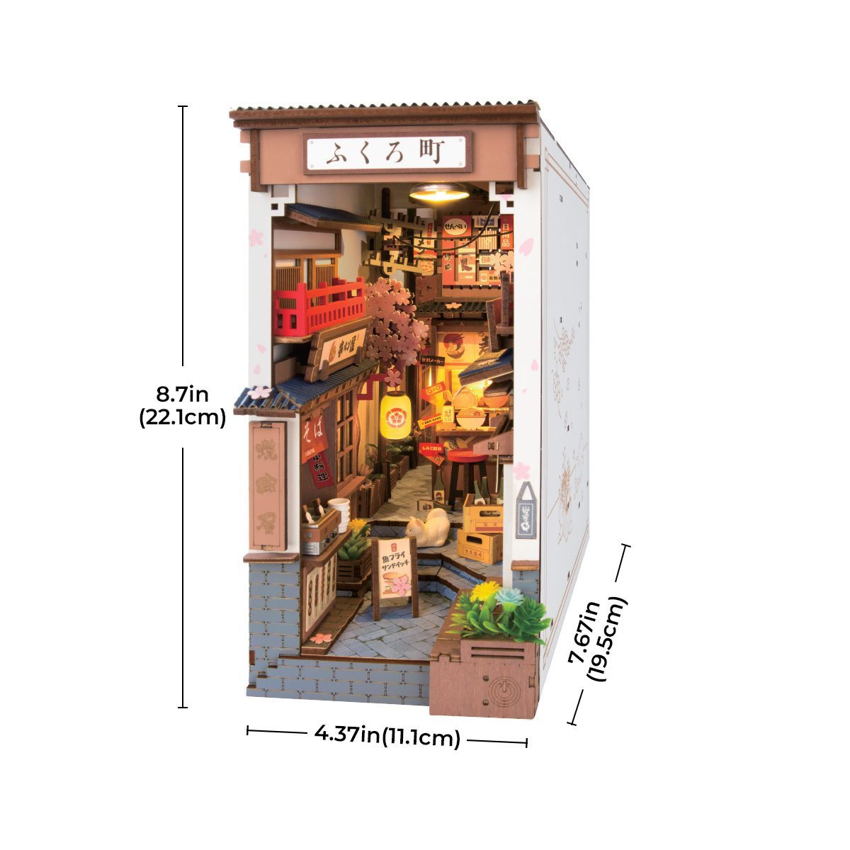 Rolife DIY Boekenhoek Sakura Wine Alley – TGB11 - Afbeelding 8