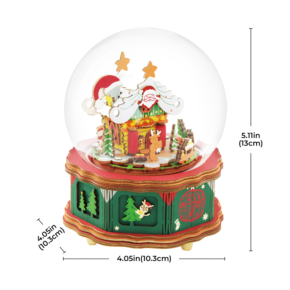 Rolife DIY Muziekdoos Christmas Town – AM46 - Afbeelding 5