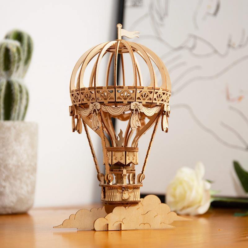 Rolife 3D Houten Puzzel Luchtballon – TG406 - Afbeelding 3