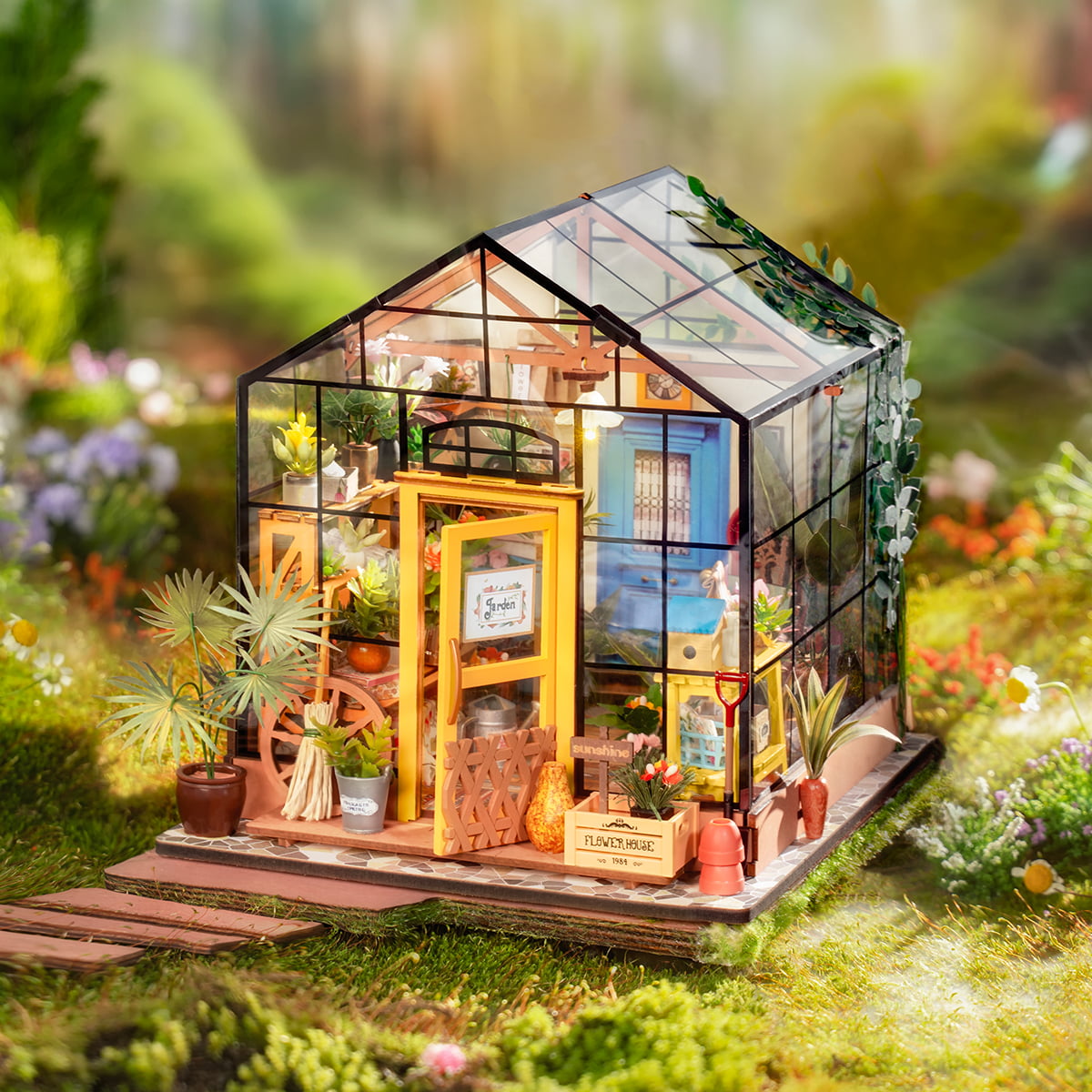 Rolife DIY Miniatuurhuis Cathy’s Bloemenhuis DG104 - Afbeelding 2