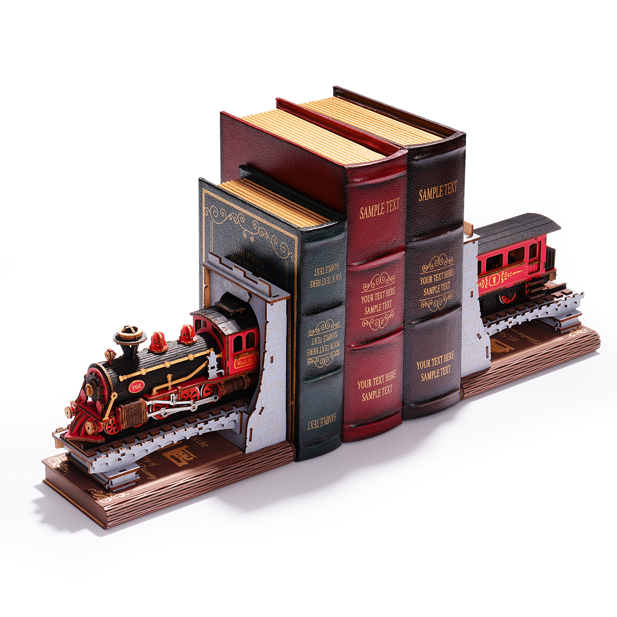 Rolife DIY Boekenhoek Century Train – TGE01 - Afbeelding 3