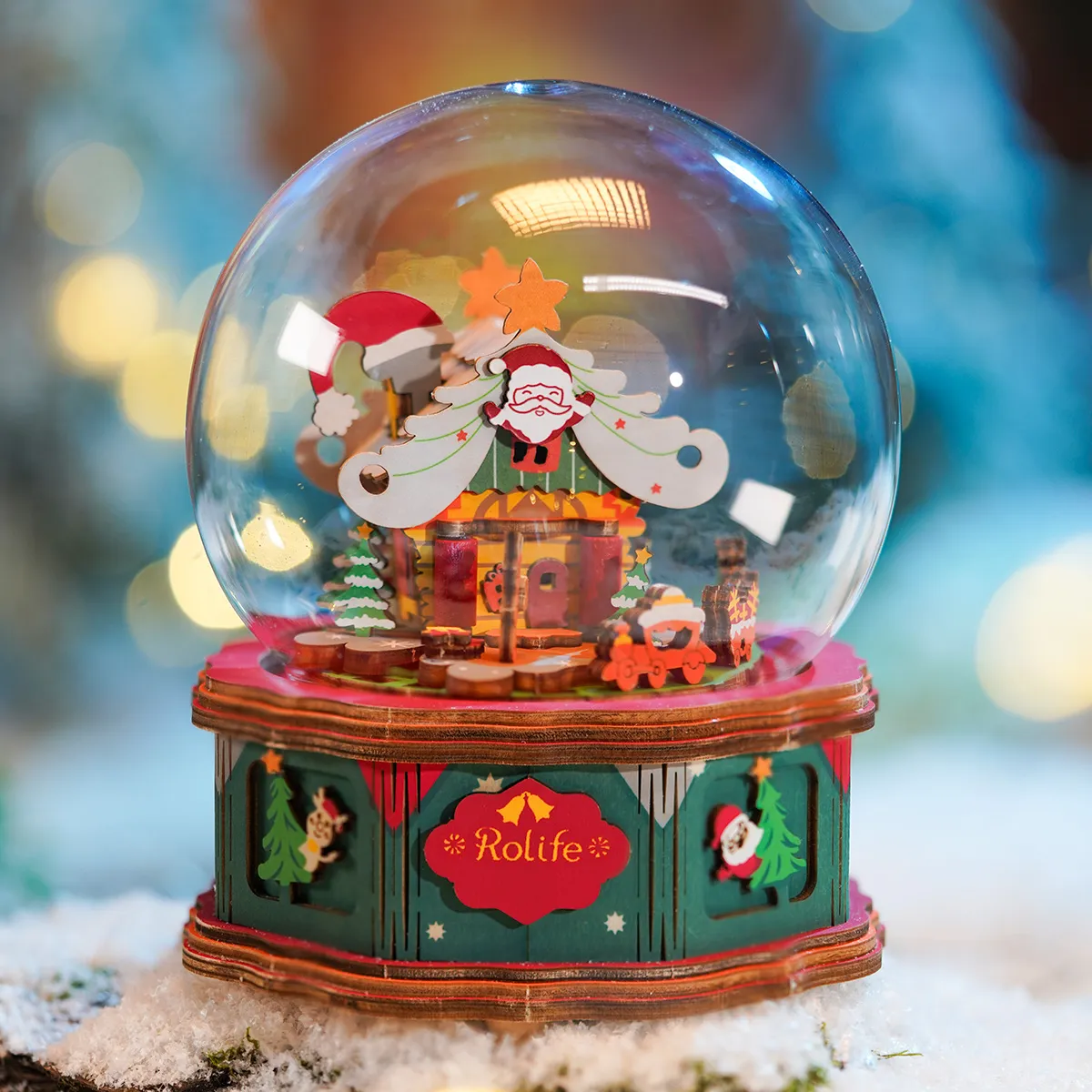Rolife DIY Muziekdoos Christmas Town – AM46 - Afbeelding 2