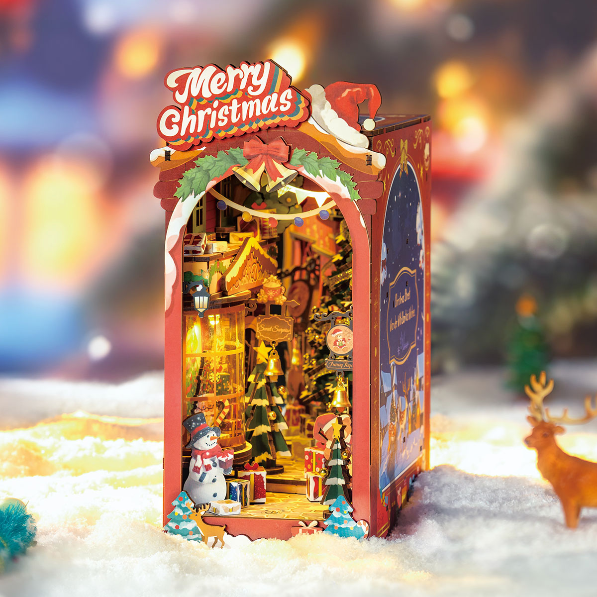 Rolife DIY Boekenhoek Kerststraat TGC06 - Afbeelding 2