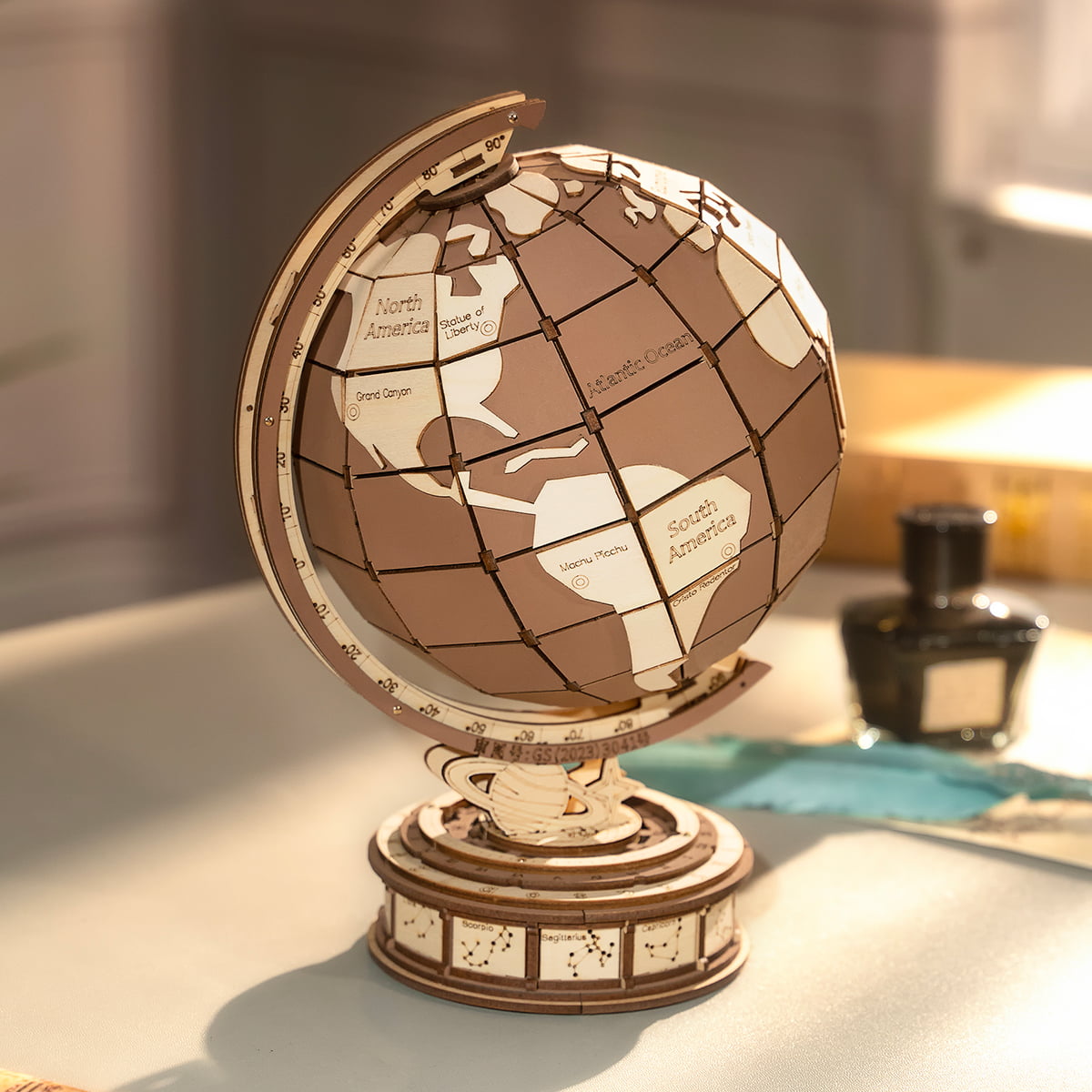 Rolife 3D Houten Puzzel Global Wonders – TGM01 - Afbeelding 2