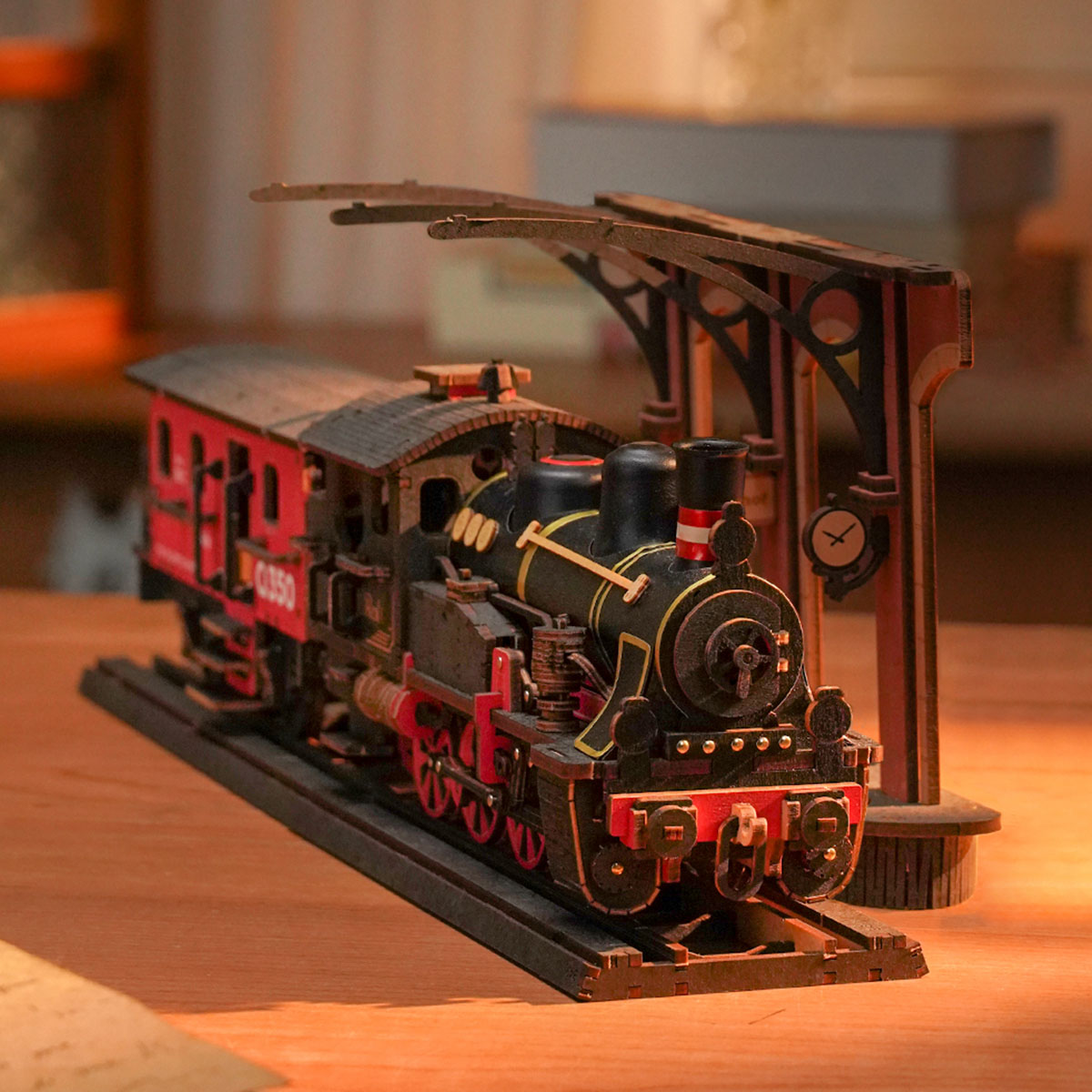 Rolife 3D Houten Puzzel Steam Journey – TGS01 - Afbeelding 2